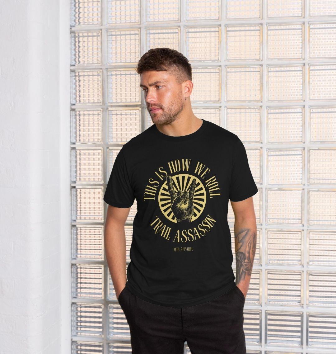 Men’s Organic Cotton MTB T-Shirt “HOW WE ROLL”