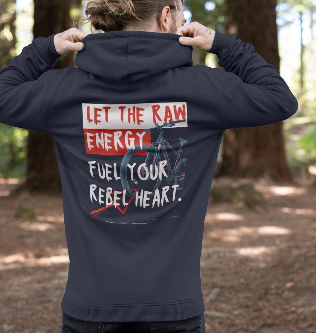 Men’s Organic Cotton MTB Hoodie ”REBEL HEART”