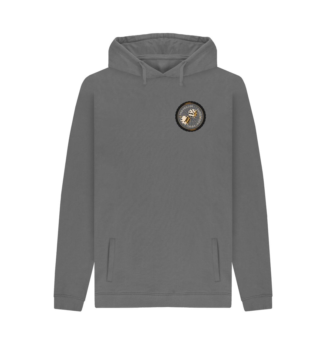 Slate Grey Men\u2019s Hoodie \u201cHIGH ROLLER\u201d
