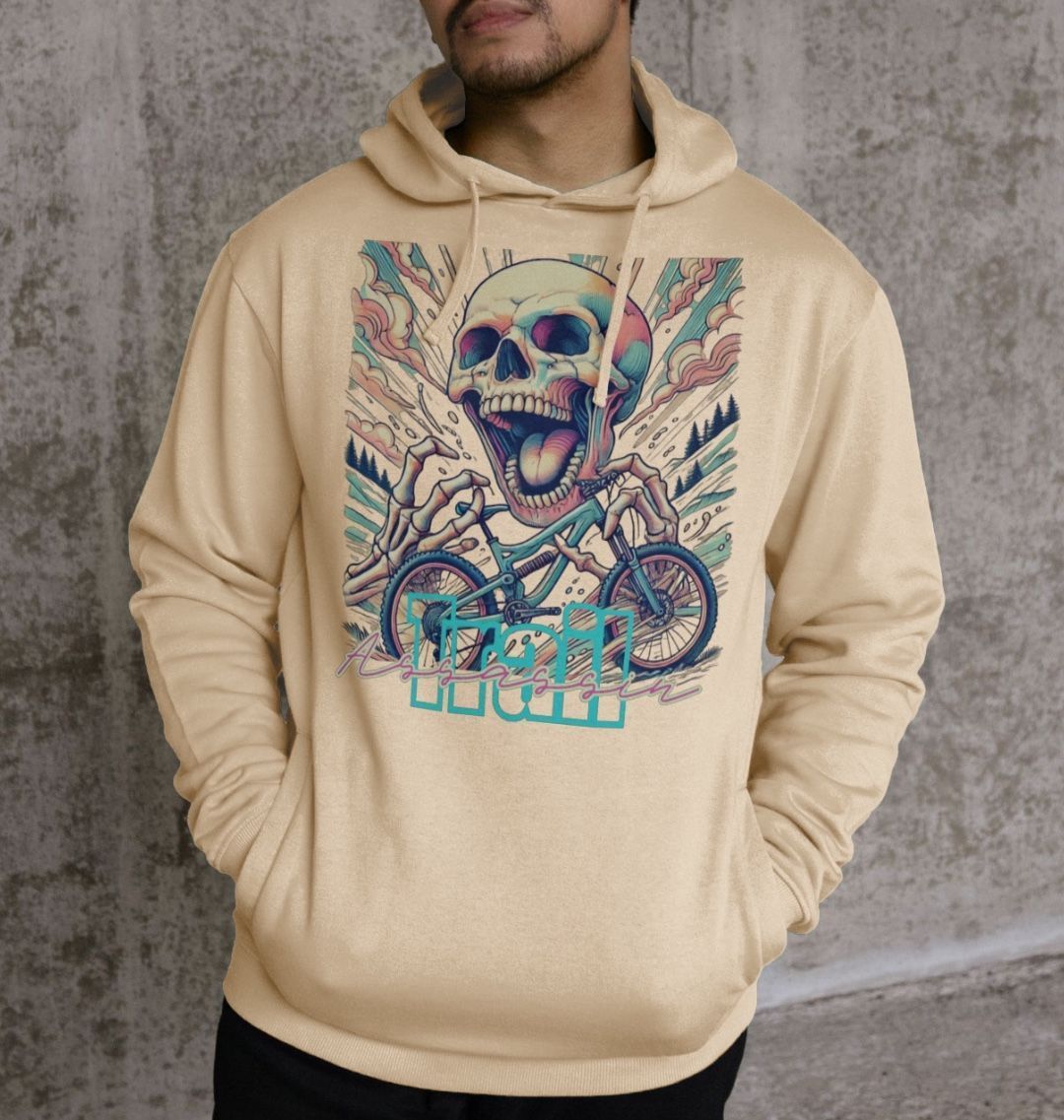 Men’s Organic Cotton MTB Hoodie “CRANK IT UP”