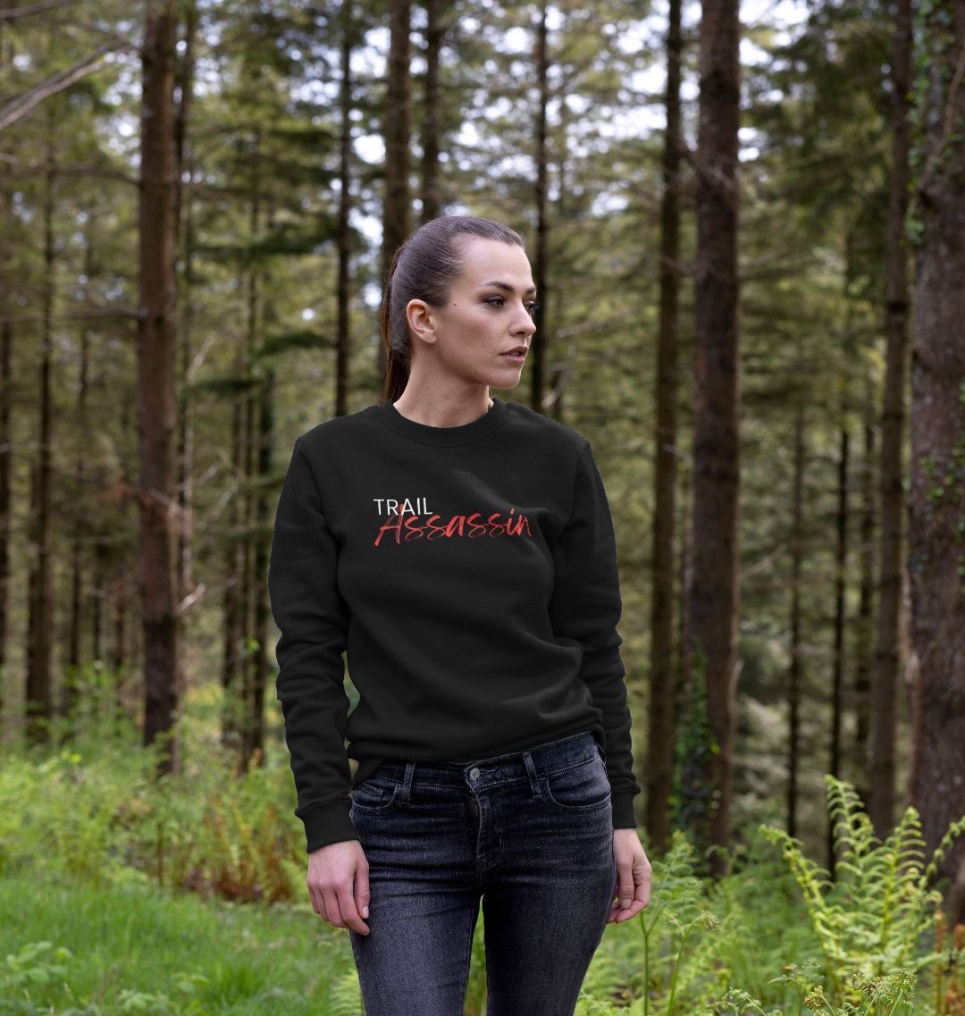 Ladies Organic Cotton MTB Sweater “NO GLORY”