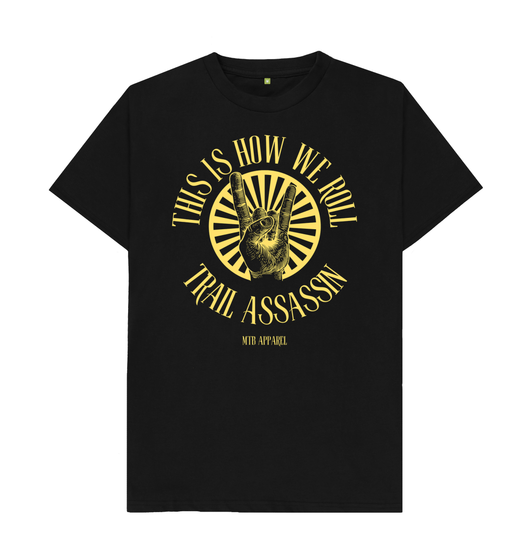 Black Men\u2019s T-Shirt \u201cHOW WE ROLL\u201d