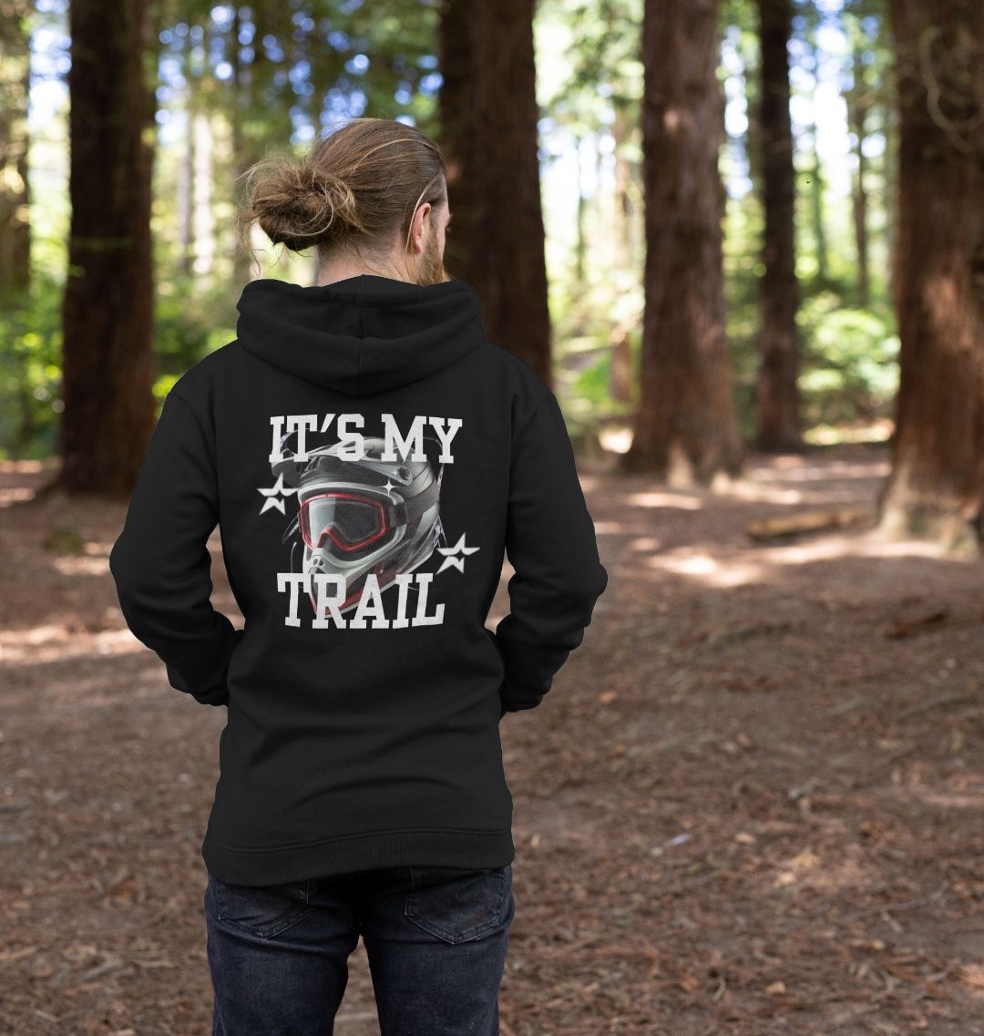 Men’s Organic Cotton MTB Hoodie “ITS MY TRAIL”