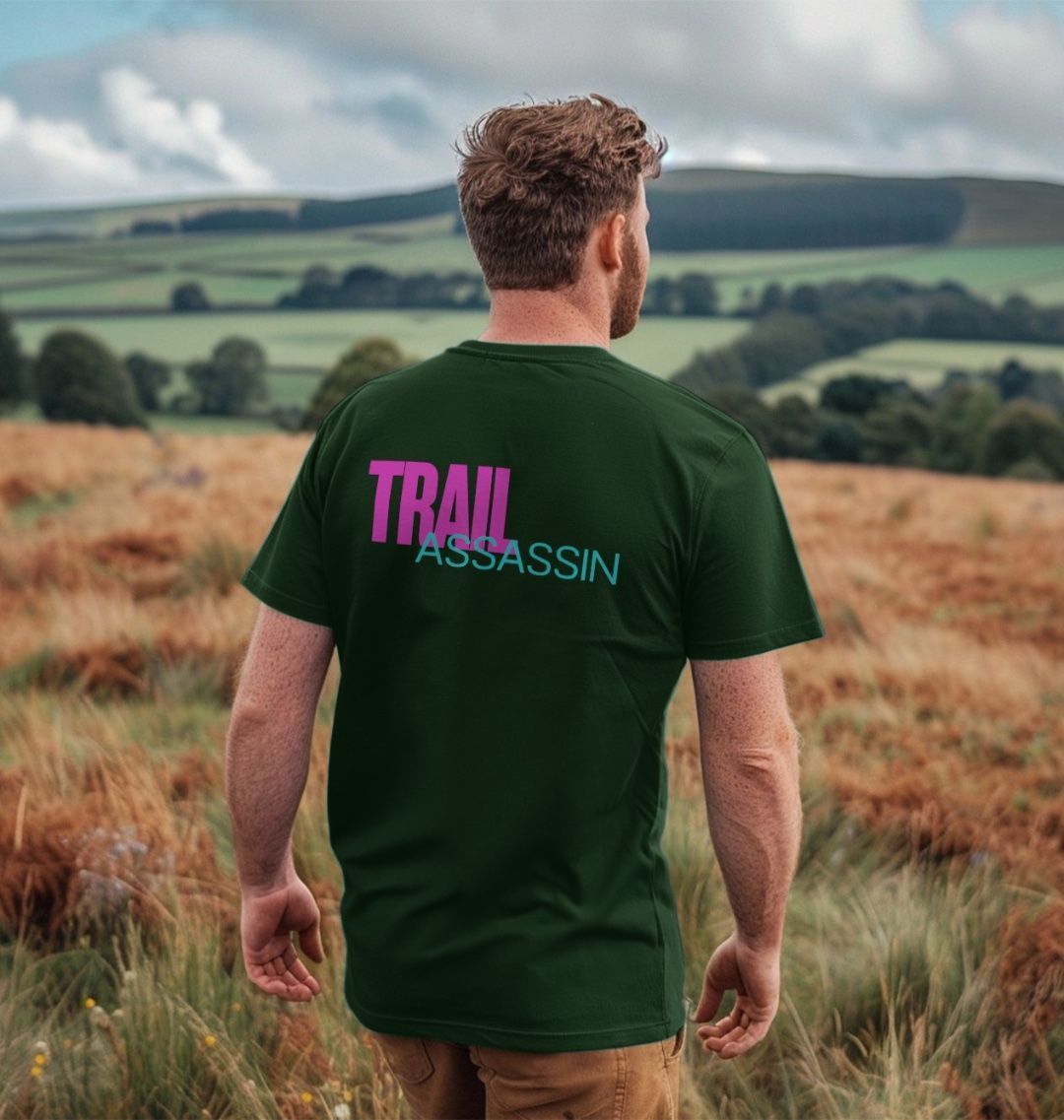 Men’s Organic Cotton MTB T-Shirt “PEDAL STRIKE”