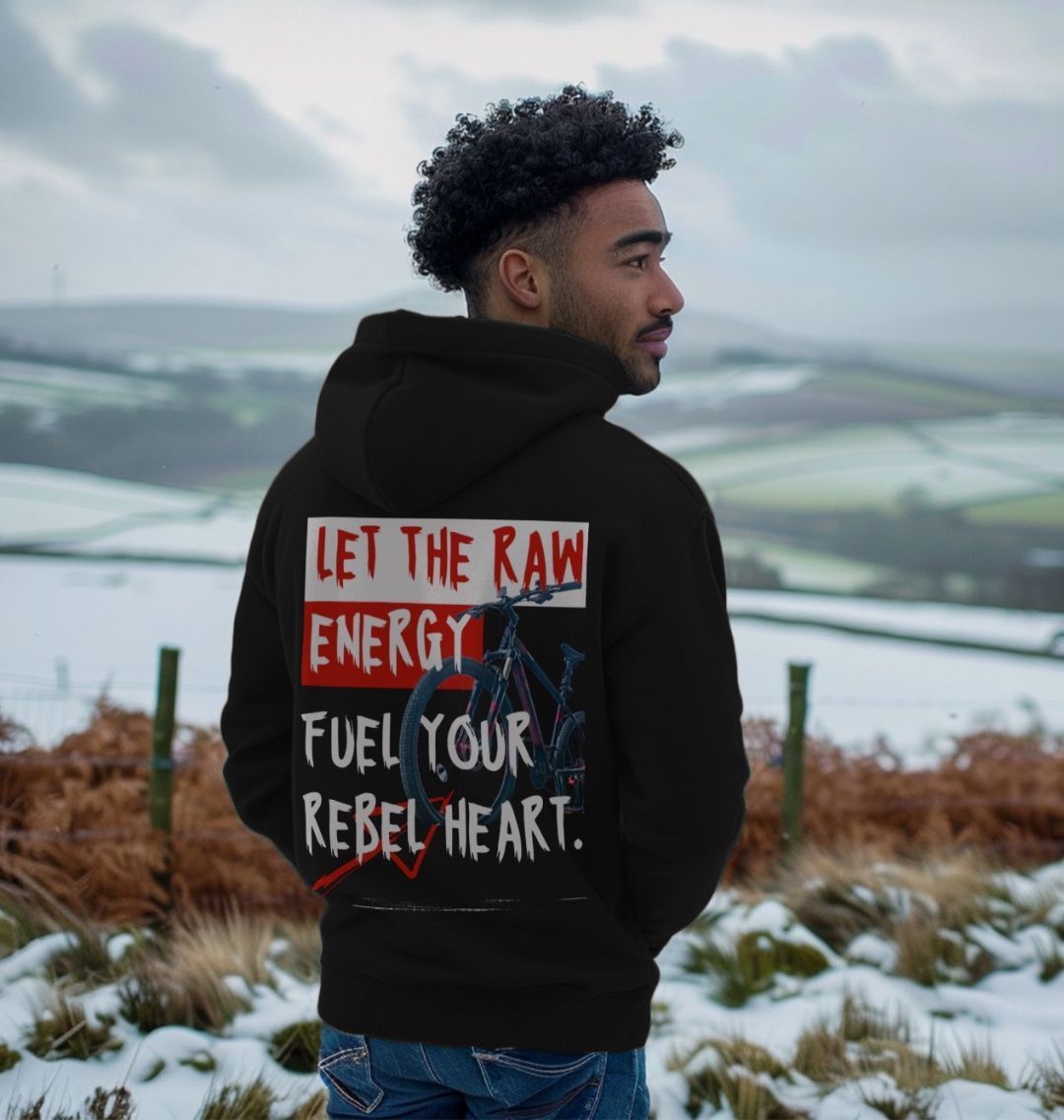 Men’s Organic Cotton MTB Hoodie ”REBEL HEART”