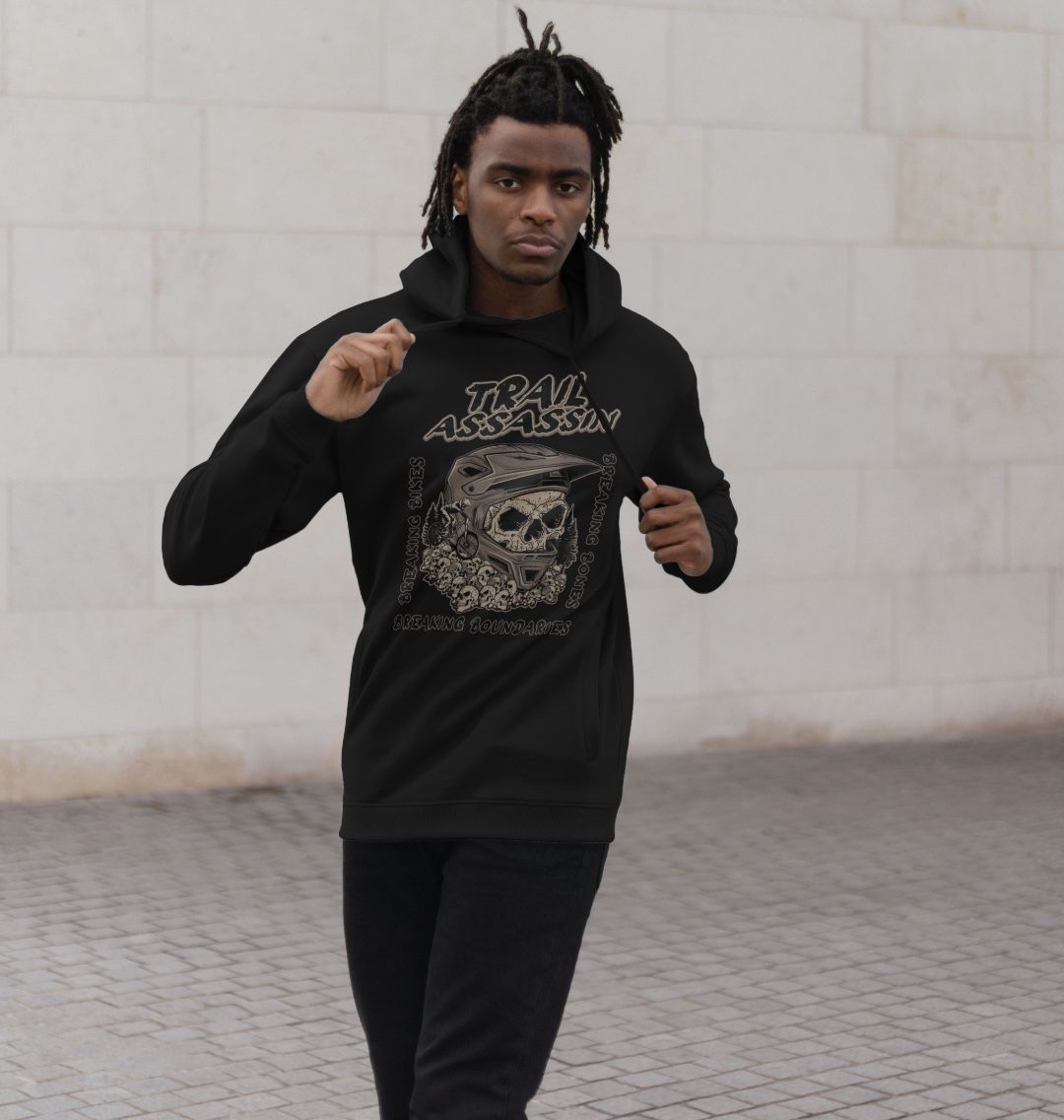 Men’s Organic Cotton MTB Hoodie “BREAKING BONES”