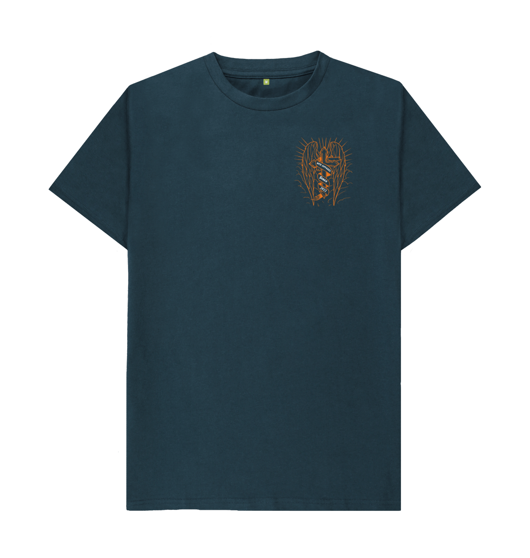 Denim Blue Printed T-shirt