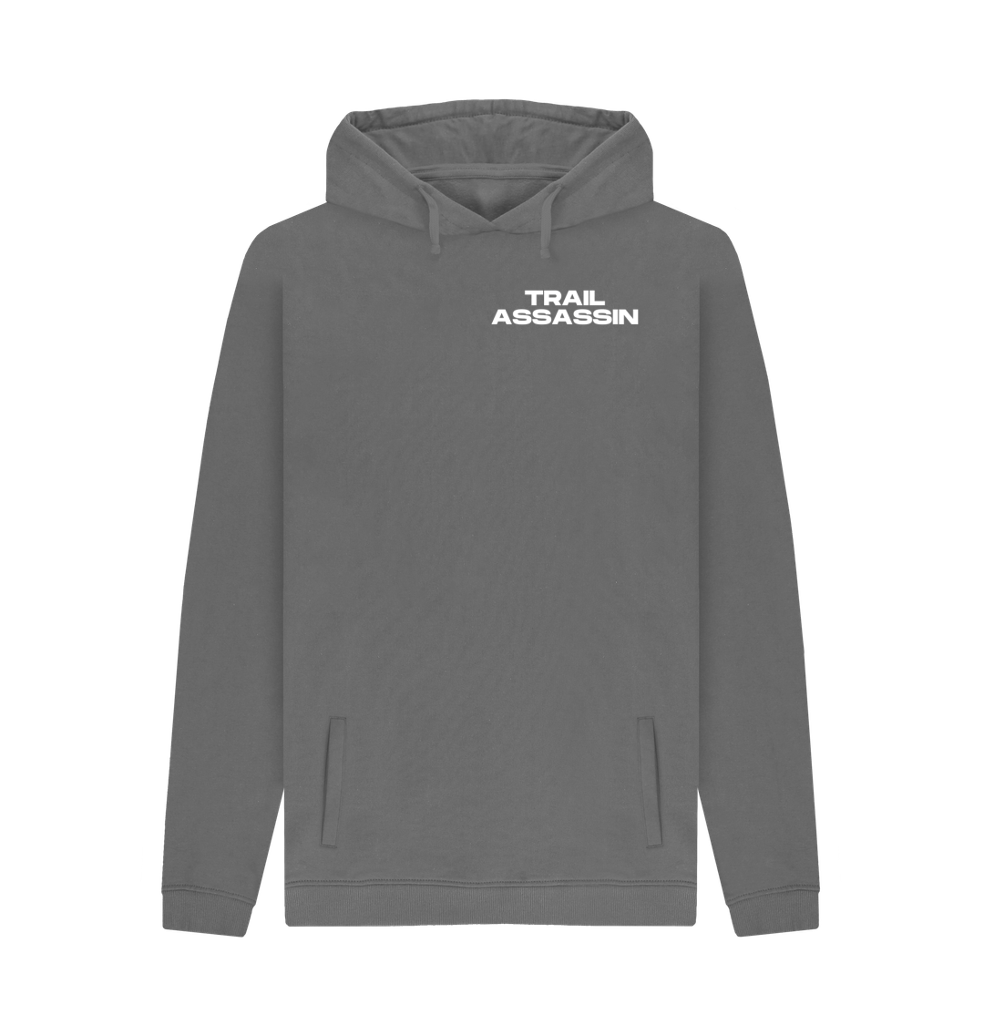 Slate Grey Men\u2019s Hoodie \u201cBREAKING BOUNDARIES\u201d