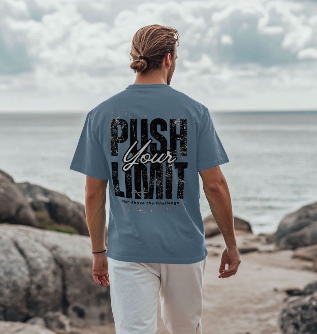 Men’s Organic MTB T-Shirt “PUSH YOUR LIMITS”