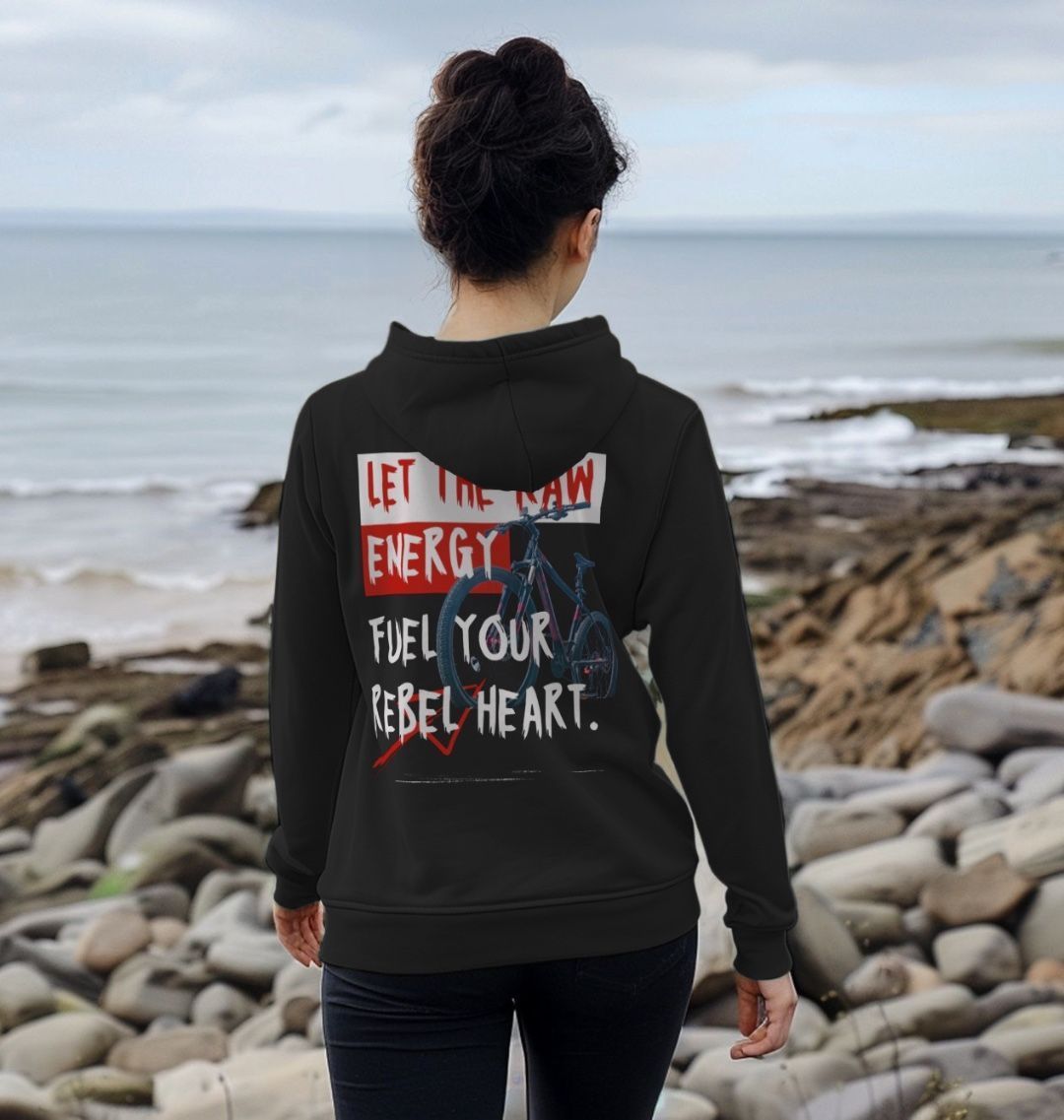 Ladies Organic Cotton MTB Hoodie “REBEL HEART”