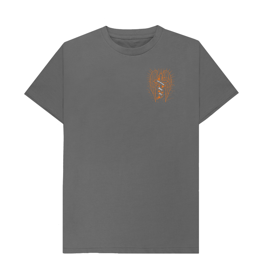 Slate Grey Men\u2019s T-Shirt \u201cKEEP THE FAITH \u201c