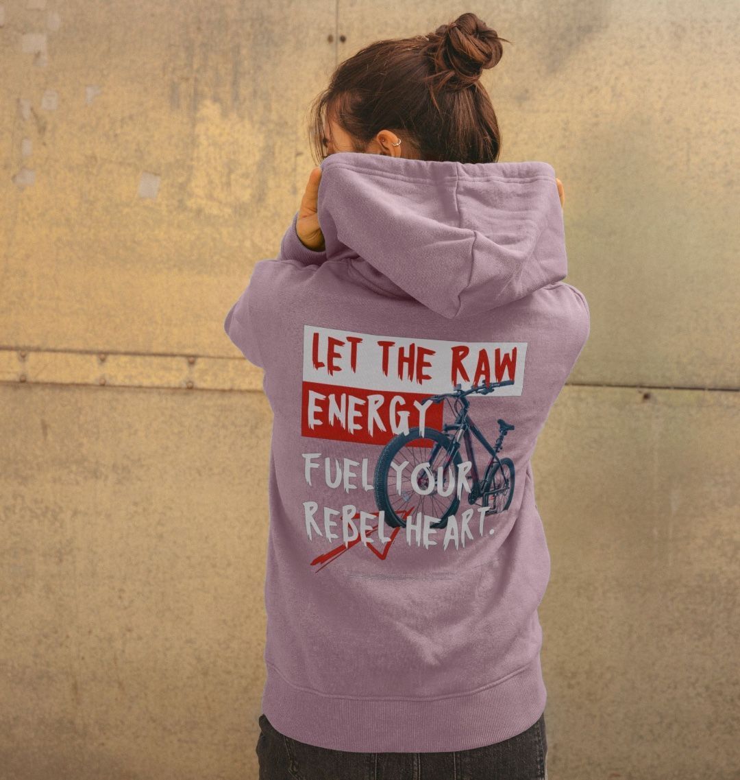 Ladies Organic Cotton MTB Hoodie “REBEL HEART”