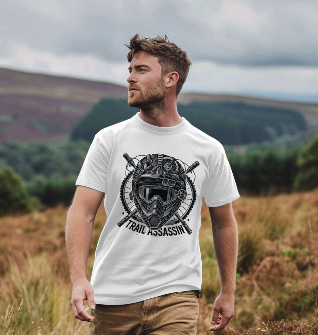 Mens Organic MTB T-Shirt “GEAR HEAD”