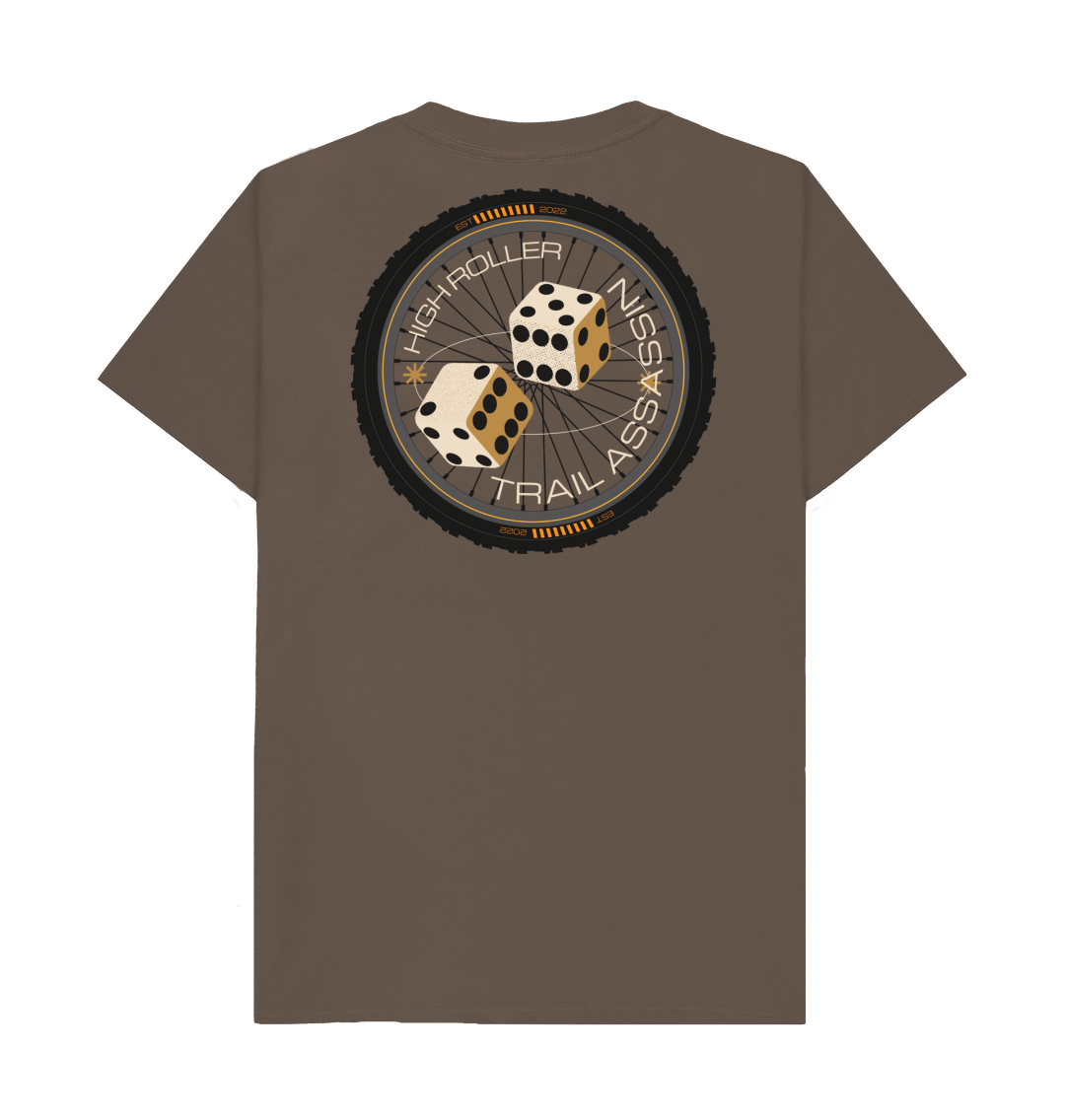 Men’s Organic Cotton MTB T-Shirt “HIGH ROLLER”