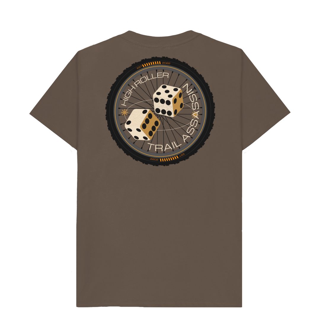 Men’s Organic Cotton MTB T-Shirt “HIGH ROLLER”