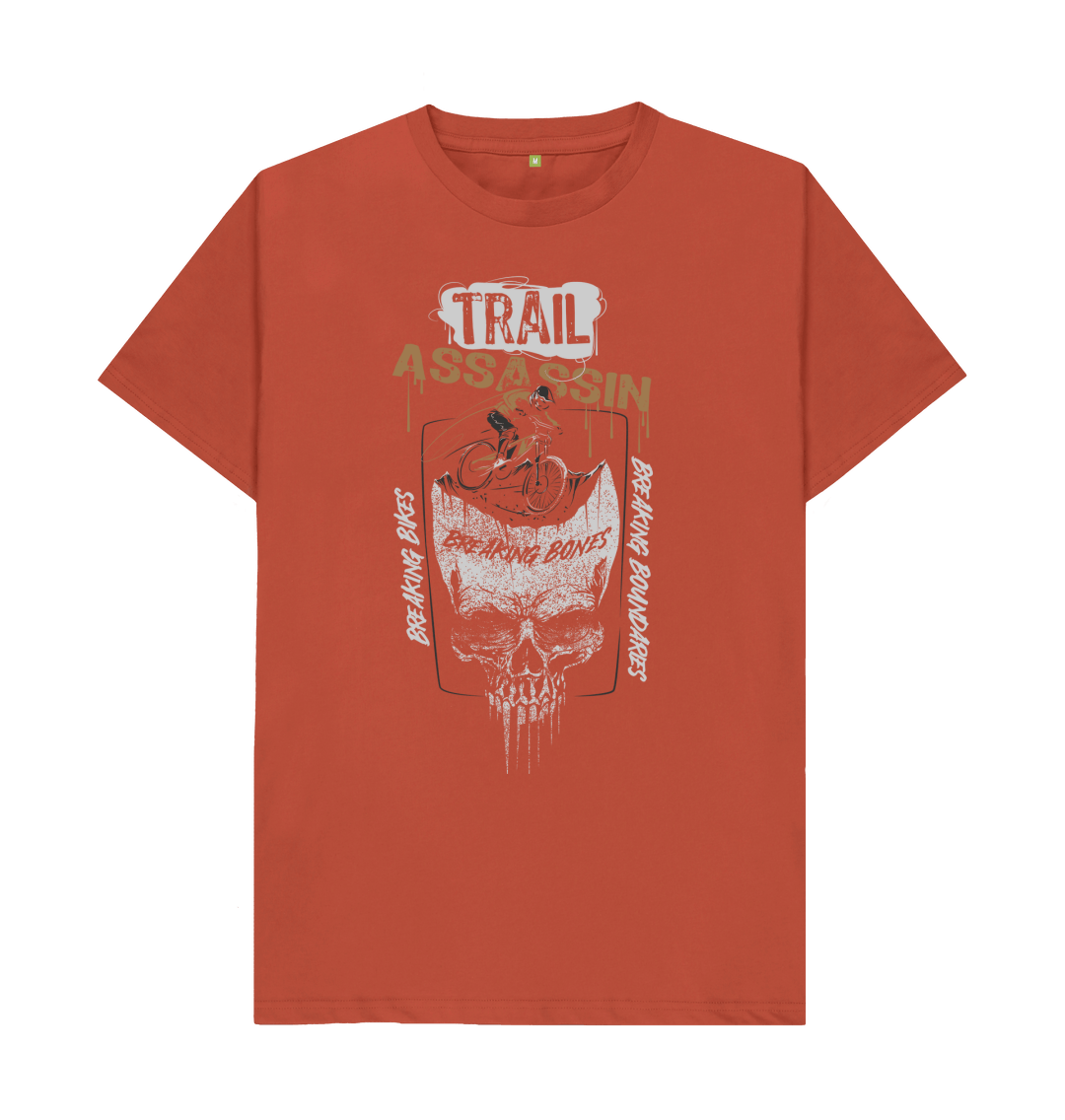 Rust Mens T-Shirt \u201cBREAKING BOUNDARIES\u201d