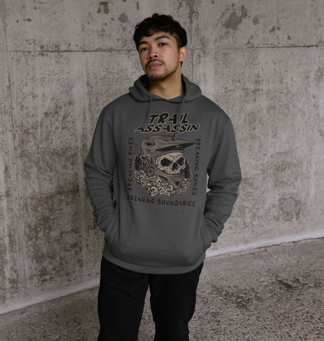 Men’s Organic Cotton MTB Hoodie “BREAKING BONES”