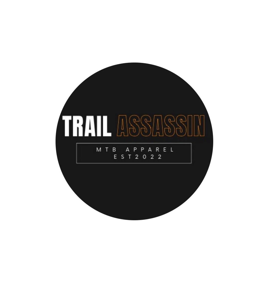 White Sticker \u201cTRAIL ASSASSIN\u201d Black