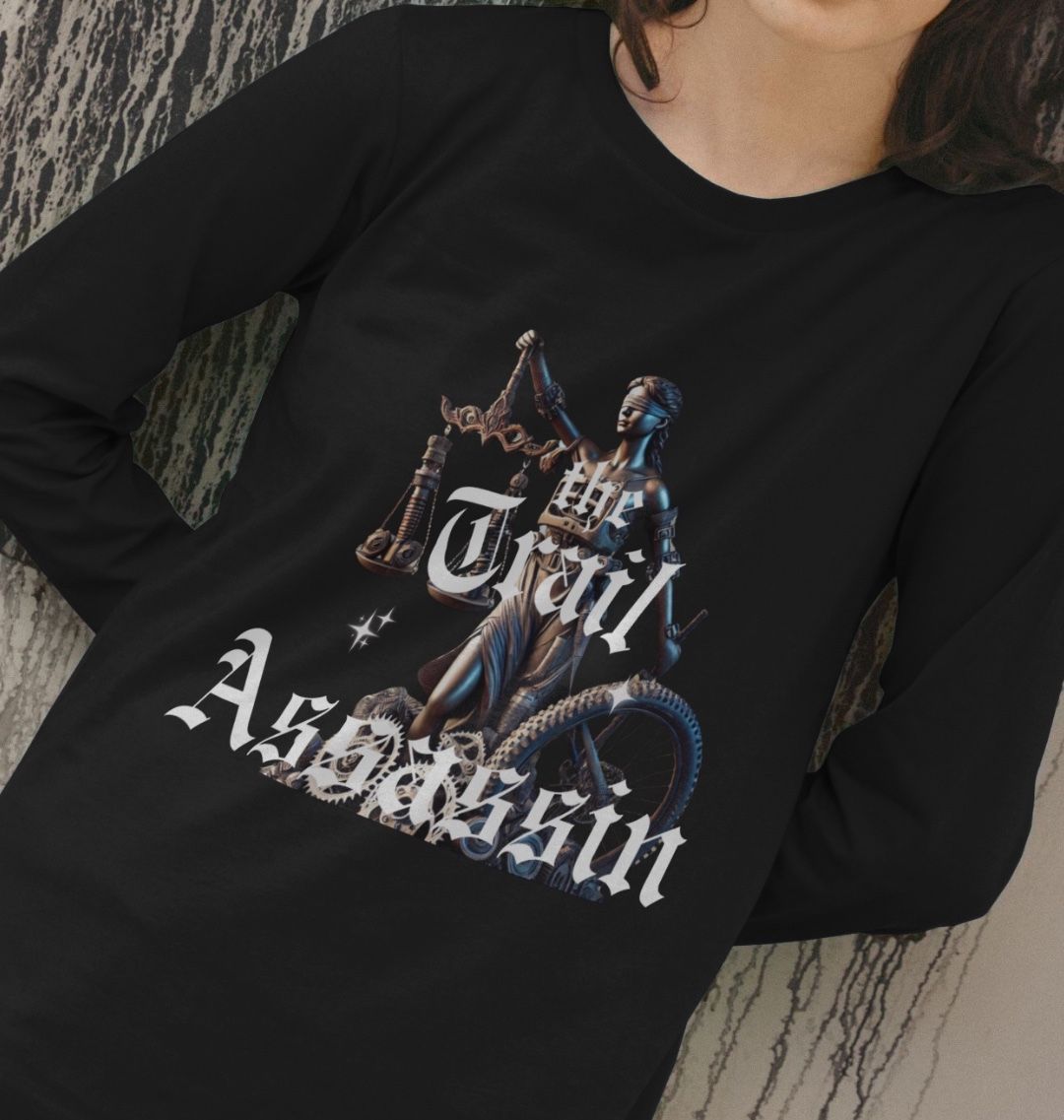Ladies Organic Cotton MTB Long Sleeve T-Shirt “JUDGMENT”