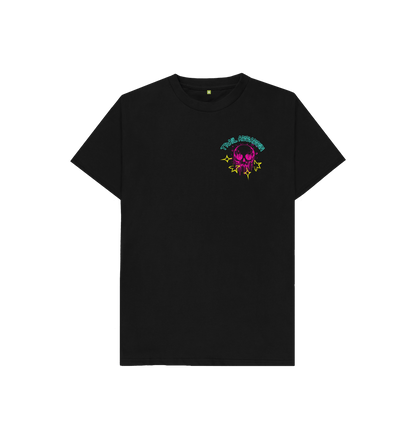 Black Kids T-Shirt with dripping Skull