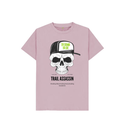 Mauve Kids T-Shirt \u201cTOO DUMB TO DIE\u201d