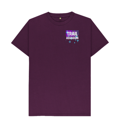 Purple T-Shirt \u201cWORK HARD,PLAY HARDER\u201d