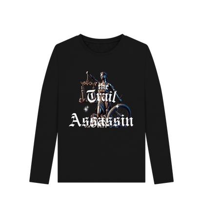 Black Printed Long Sleeve T Shirt