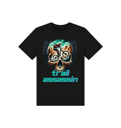 Black Printed Kids T-Shirt
