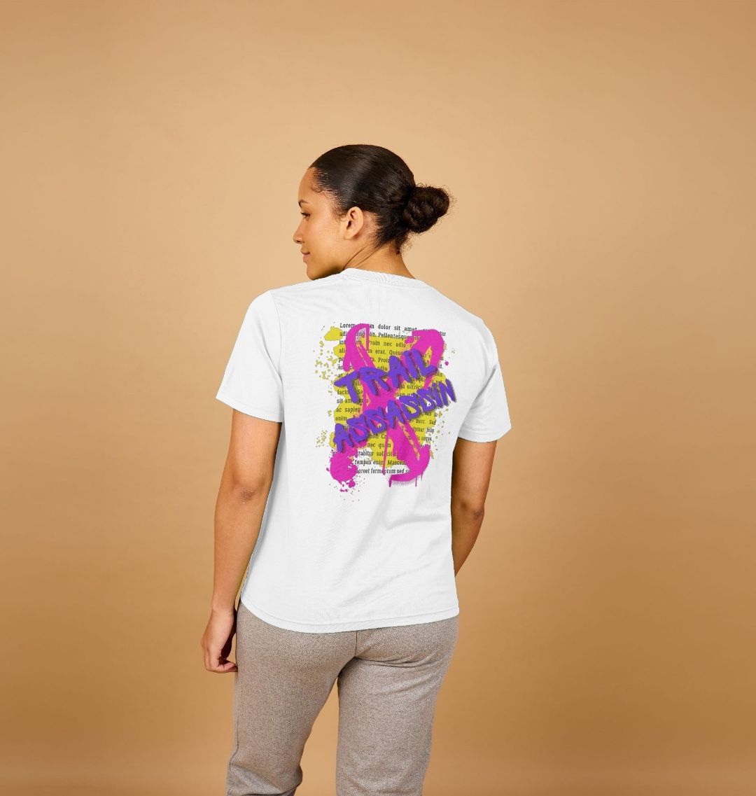 Ladies T-Shirt with X Graphic