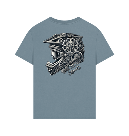 Stone Blue Printed T-shirt