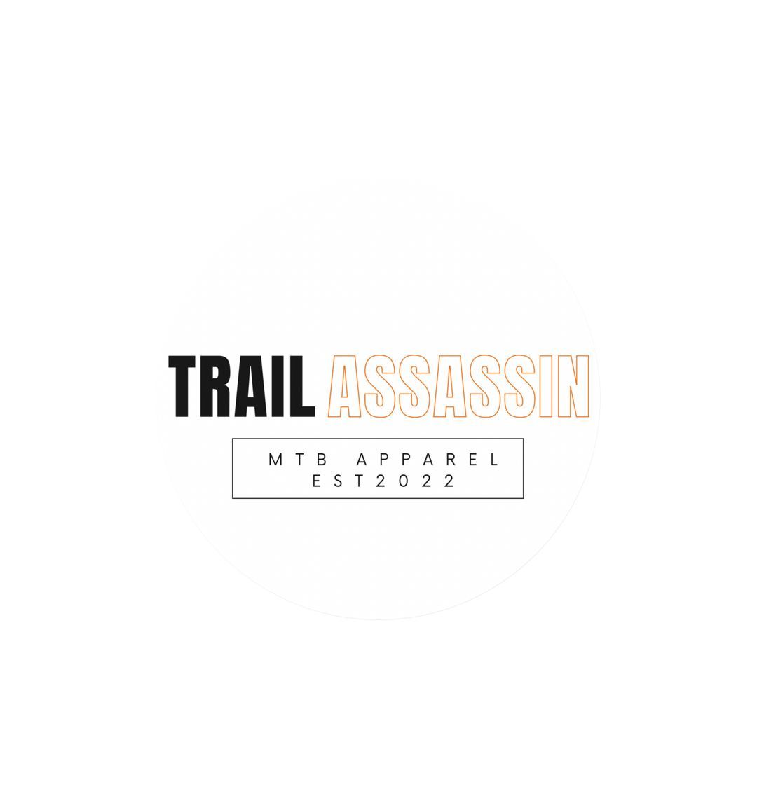 White Sticker \u201cTRAIL ASSASSIN\u201d White