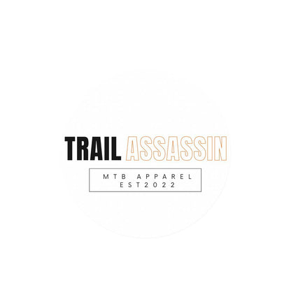 White Sticker \u201cTRAIL ASSASSIN\u201d White