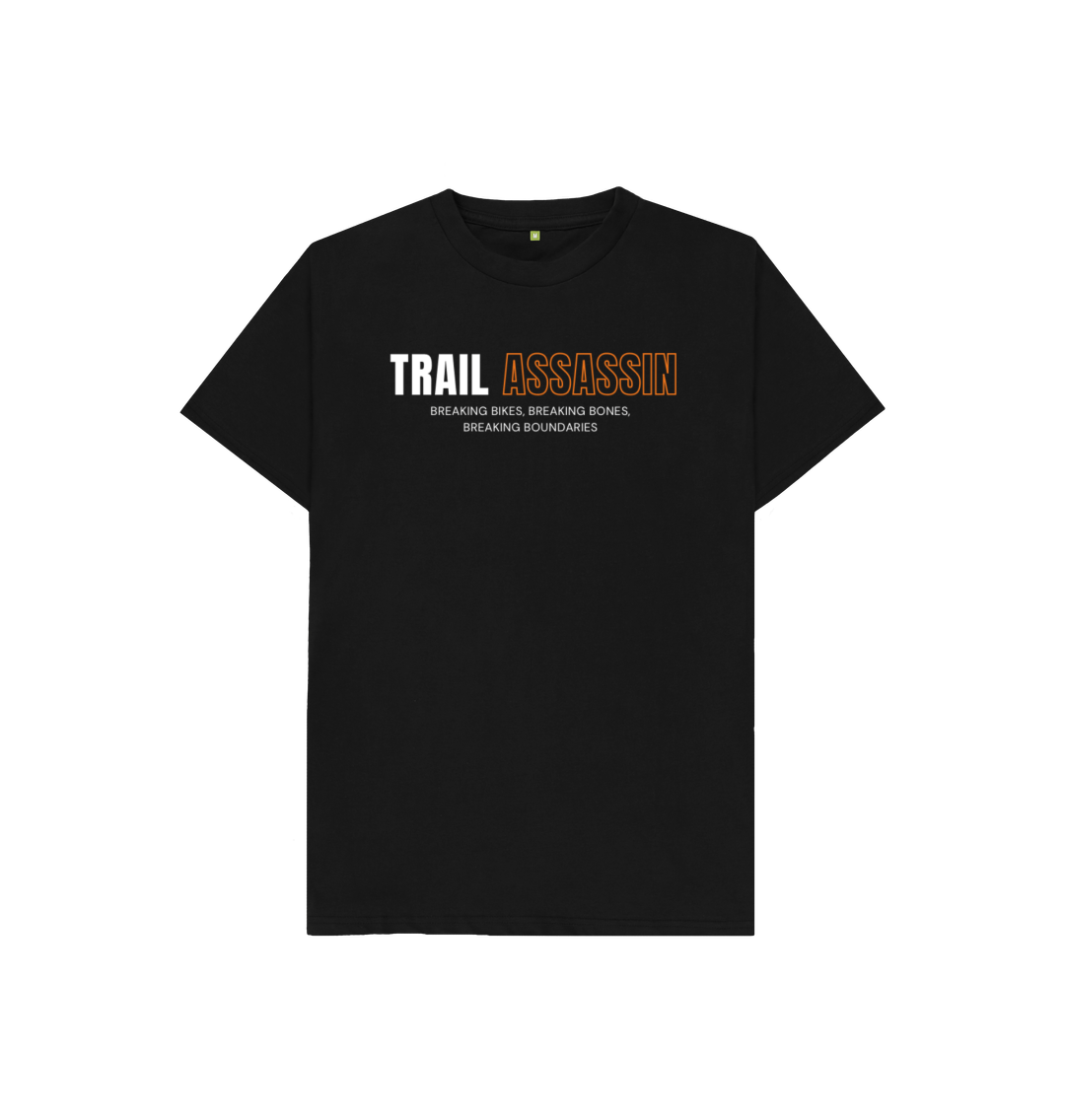 Black Kids T-Shirt \u201cTRAIL ASSASSIN\u201d