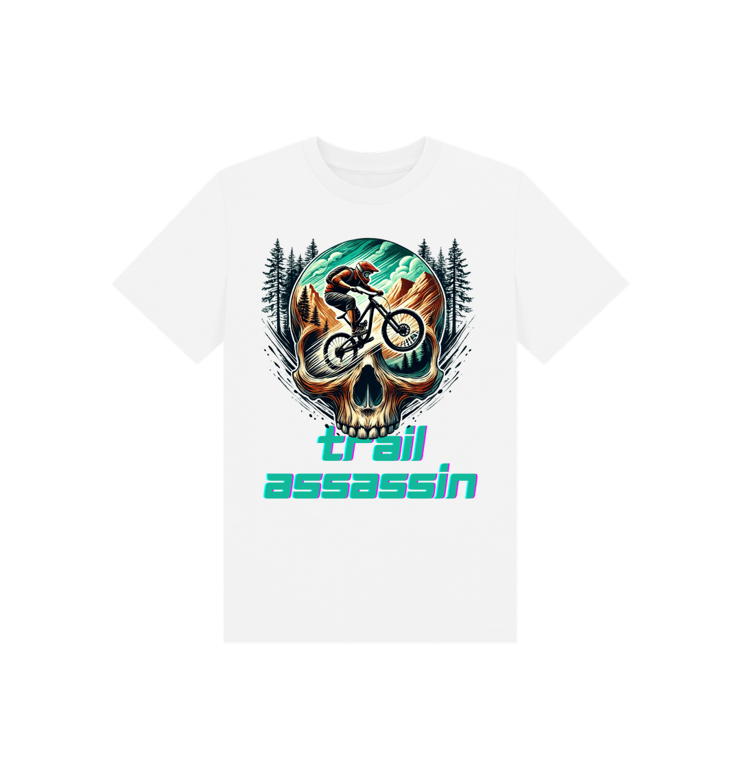 White Printed Kids T-Shirt