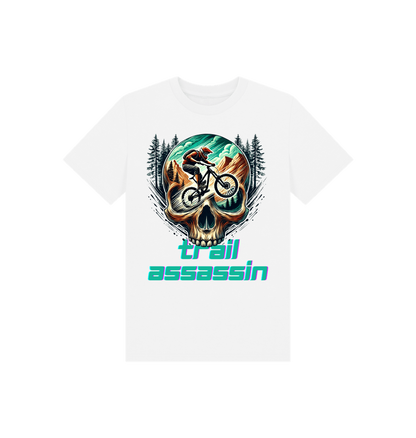 White Printed Kids T-Shirt