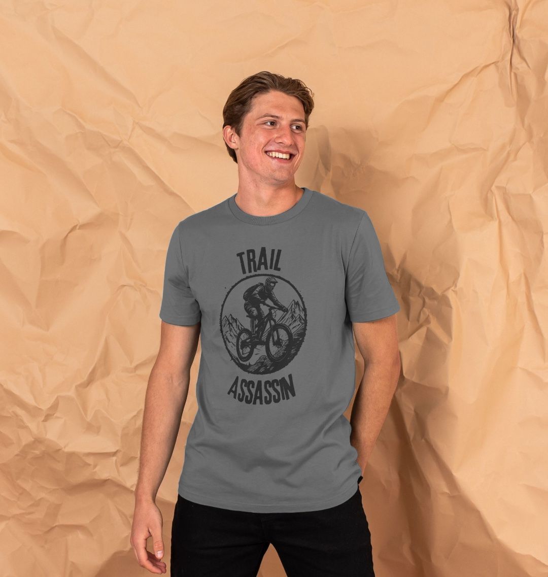 T-Shirt with  Mountain Biker Graphic