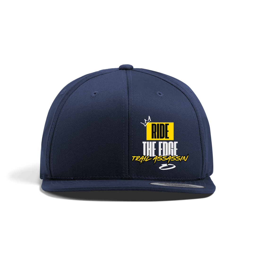 Navy Snapcap\u201d RIDE THE EDGE\u201d