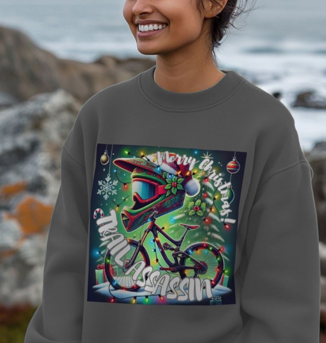 Ladies Oversized Sweater “MERRY CRANKMAS”