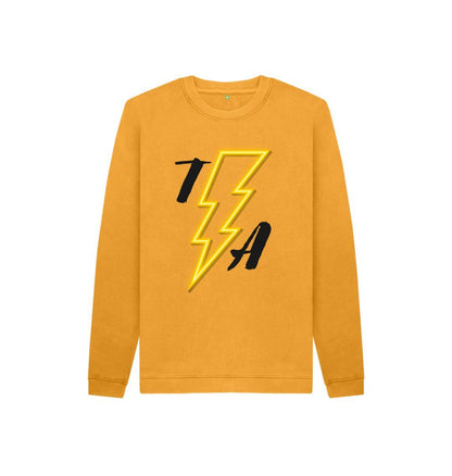 Mustard Kids Sweater\u201dHIGH VOLTAGE\u201d