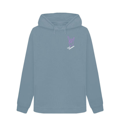 Stone Blue Ladies Hoodie \u201cSEND IT\u201d