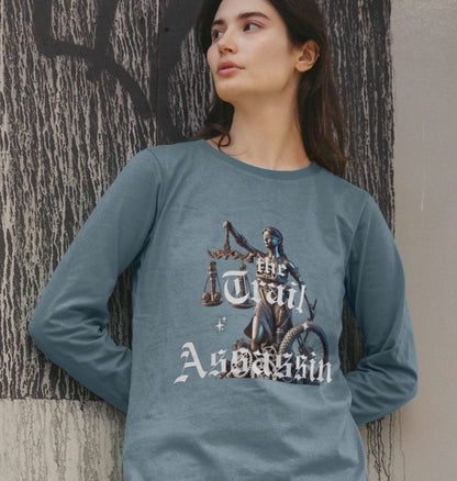 Ladies Organic Cotton MTB Long Sleeve T-Shirt “JUDGMENT”