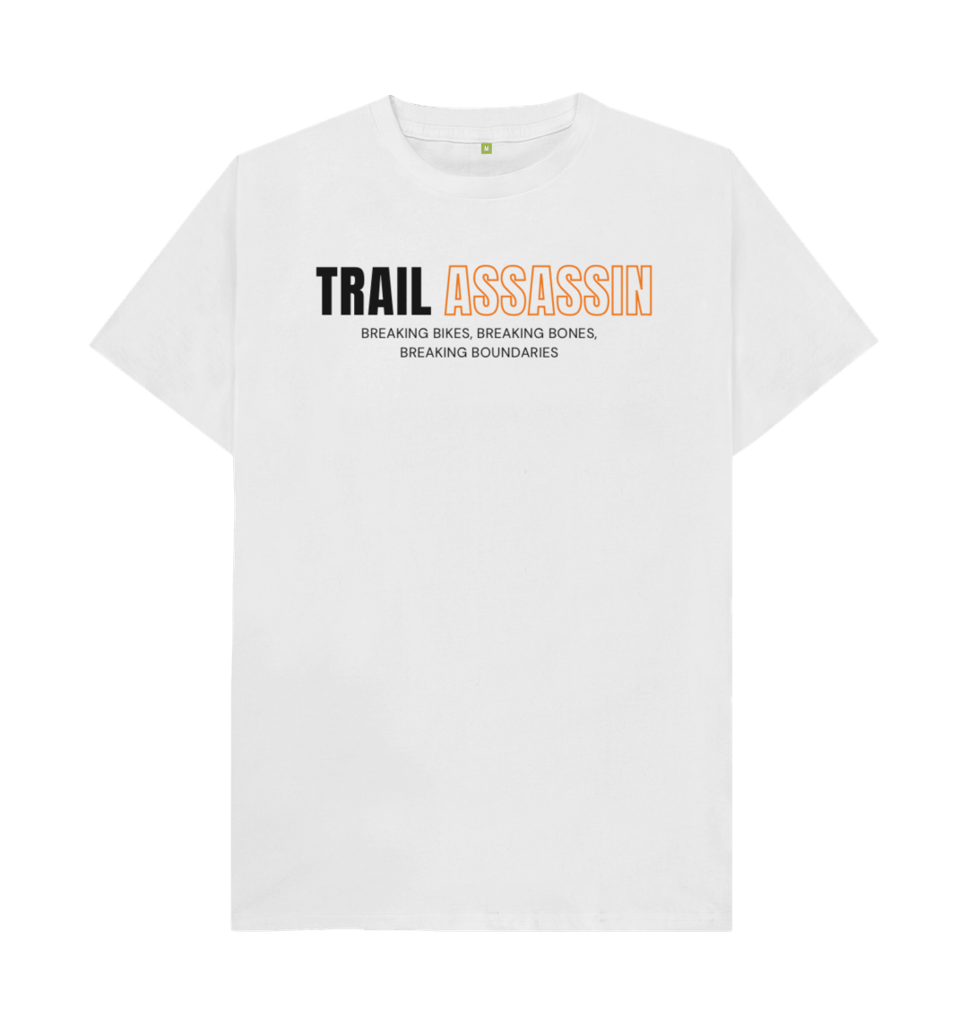 White T-Shirt \u201cTRAIL ASSASSIN\u201d White