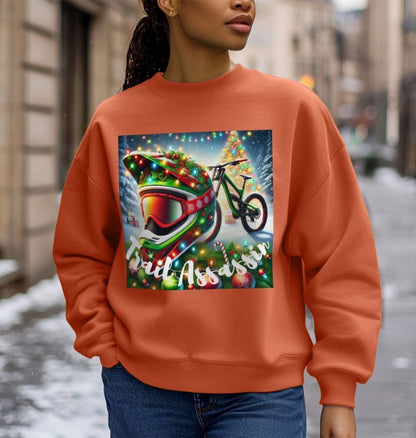 Ladies Oversized sweater “UP TO SNOW GOOD”