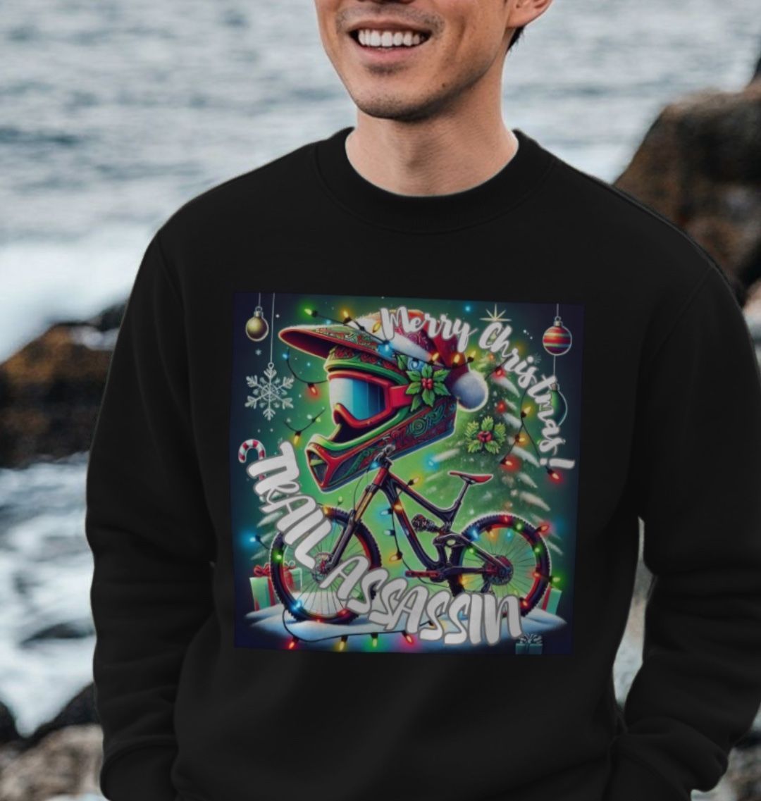 Men’s Crew Neck Sweater “MERRY CRANKMAS”