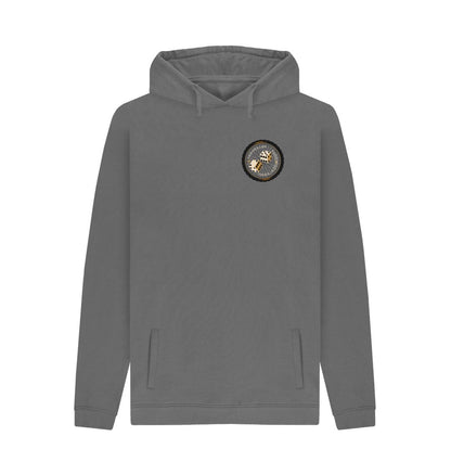 Slate Grey Hoodie \u201cHIGH ROLLER\u201d