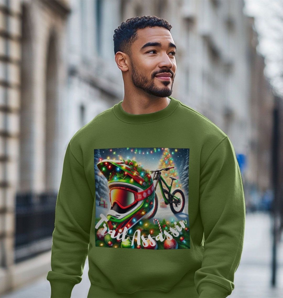 Men’s Crew neck Sweater “UP TO SNOW GOOD”