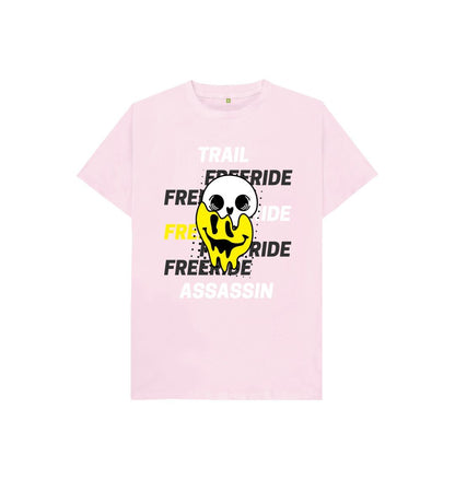 Pink Kids T-Shirt \u201cFREERIDE\u201d