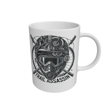 White Mug \u201cGEAR HEAD\u201d