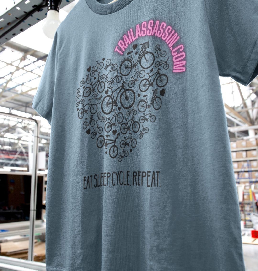 Ladies T-Shirt “EAT,SLEEP,CYCLE REPEAT”