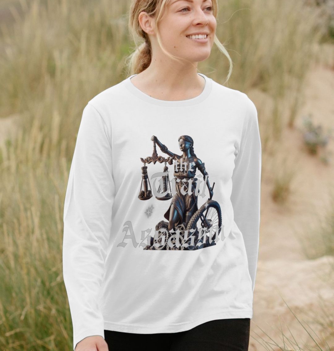 Ladies Organic Cotton MTB Long Sleeve T-Shirt “JUDGMENT”